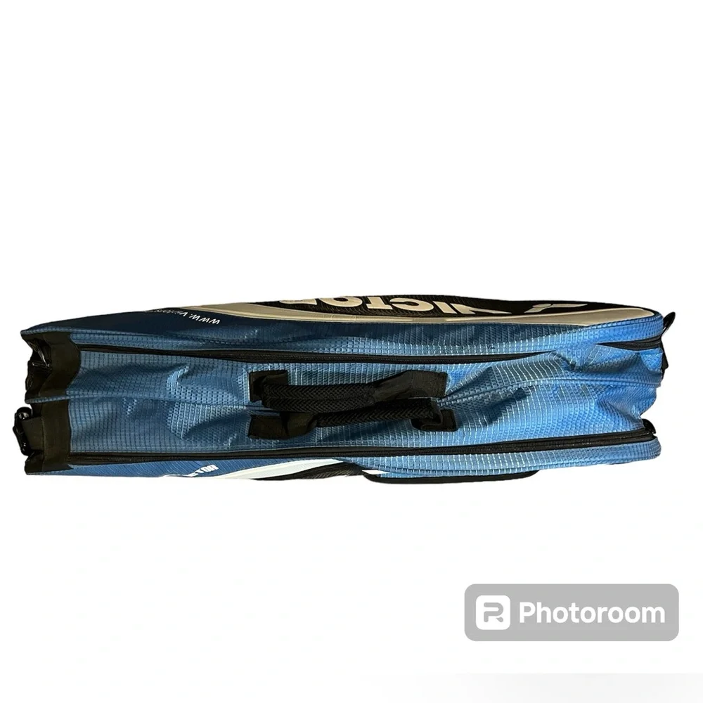 Victor Multi-Racquet‎ Badminton Bag Court Duffel Blue, Black & White - Clean